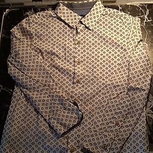 Ted Baker boys 6 button down shirt